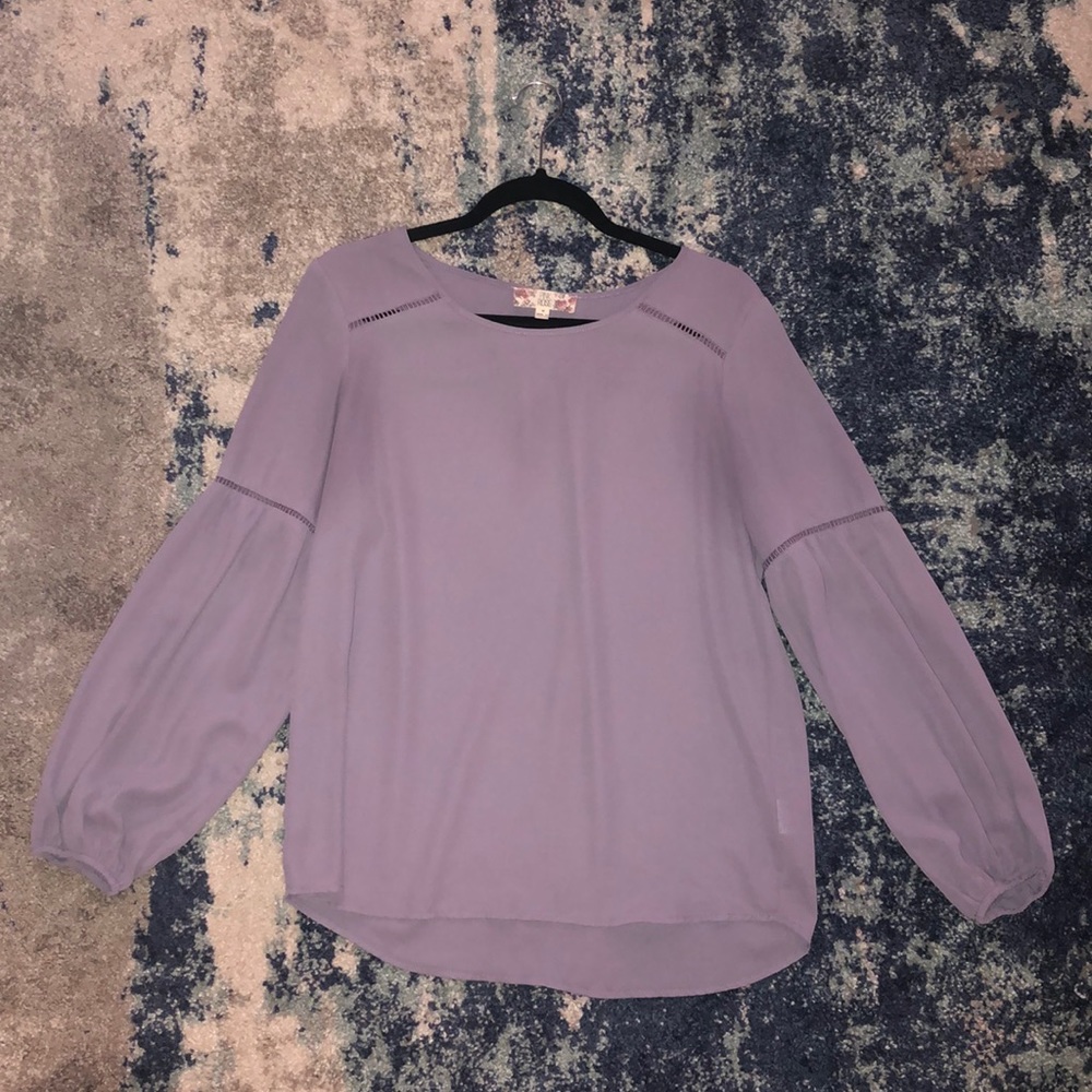 Lavender Long Sleeve Top